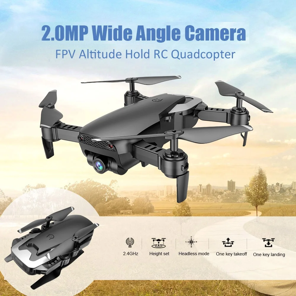 Zangão com 720 Teeggi M69 Fpv p Câmera Grande angular Wi fi hd Dobrável rc Mini Quadcopter Helicóptero vs Visuo Xs809hw E58 X12 Dron 3 com 1080 p câmera wifi grande-angular hd