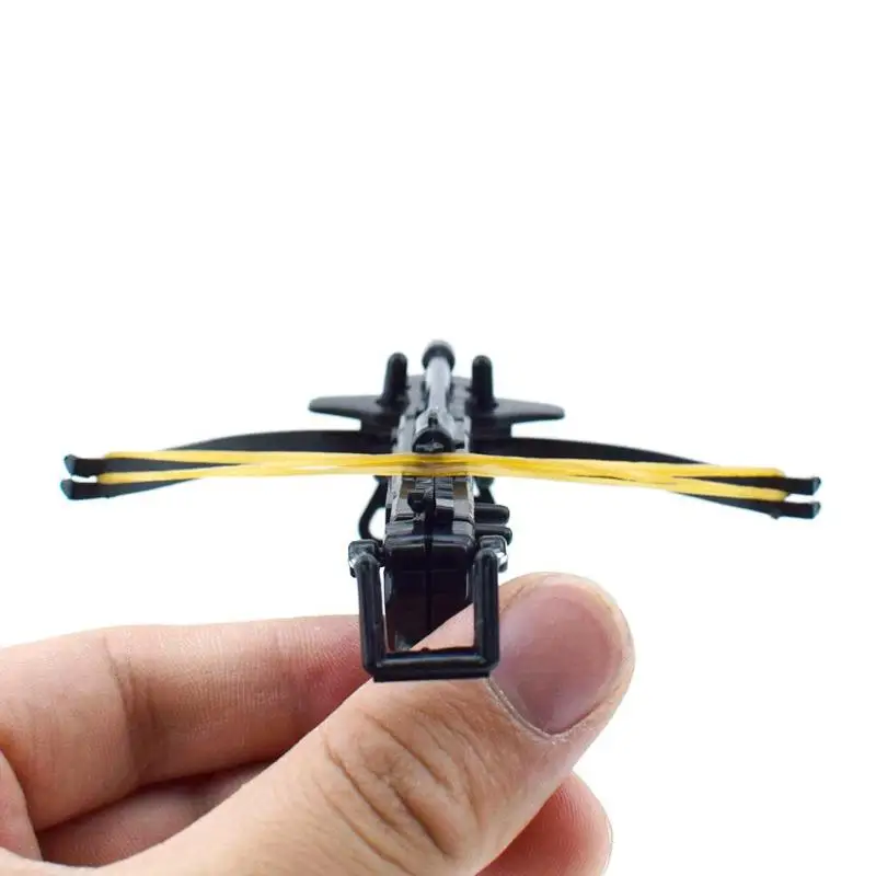 

1set DIY Bow Arrow Toys Black Plastic Assembled Toy Rubber Band Bow Arrow Assembling Toys for Child Funny Educational Toys