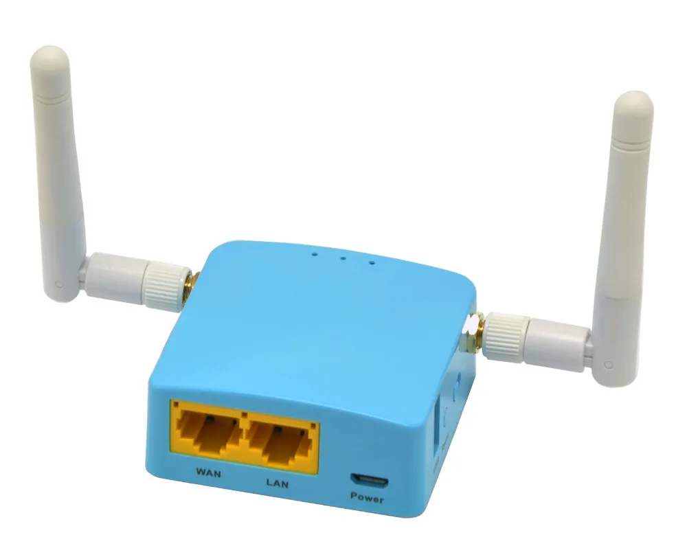 GL.iNet MTK7620A 300Mbps Travel Wireless Mini WiFi Router External Antenna OPENWRT Firmware with MicroSD Slot 128MB RAM
