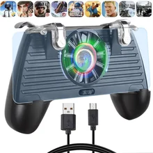 1 шт. PUBG контроллер геймпад Pubg мобильный триггер L1R1 джойстик для шутеров игровой коврик держатель охлаждающий вентилятор 4000 мАч/4400 мАч Внешний аккумулятор