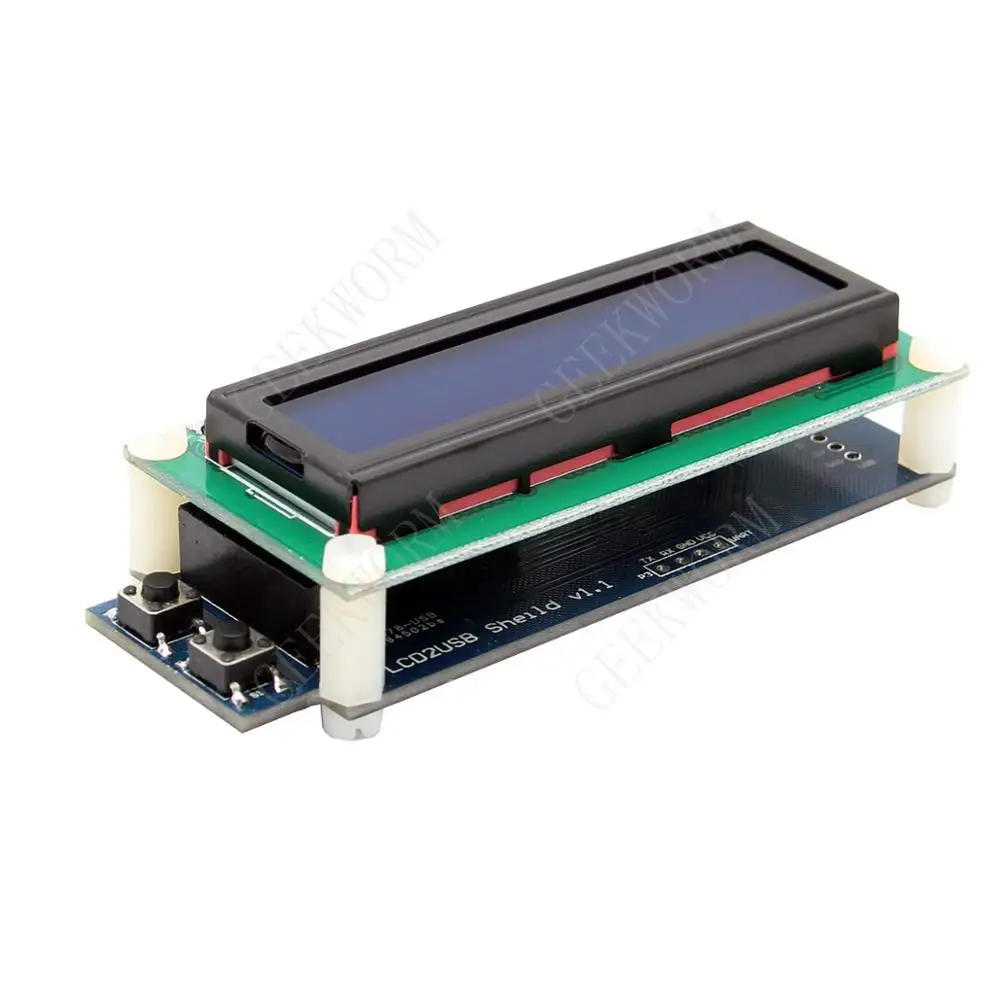 USB 16x2 RGB lcd для Raspberry Pi 3 Model B и Pi 2 B и B Plus