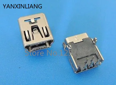 

20 pcs Mini USB Type B Female 5 Pin DIP PCB Socket Connector 2 pin Straight Leg