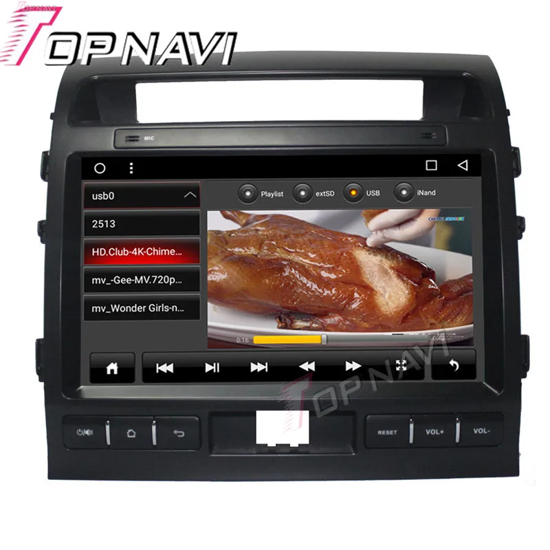 Навигация автомобиля для Toyota Land Cruiser 2007 2015 10.1 ''Android 6.0 topnavi Поддержка