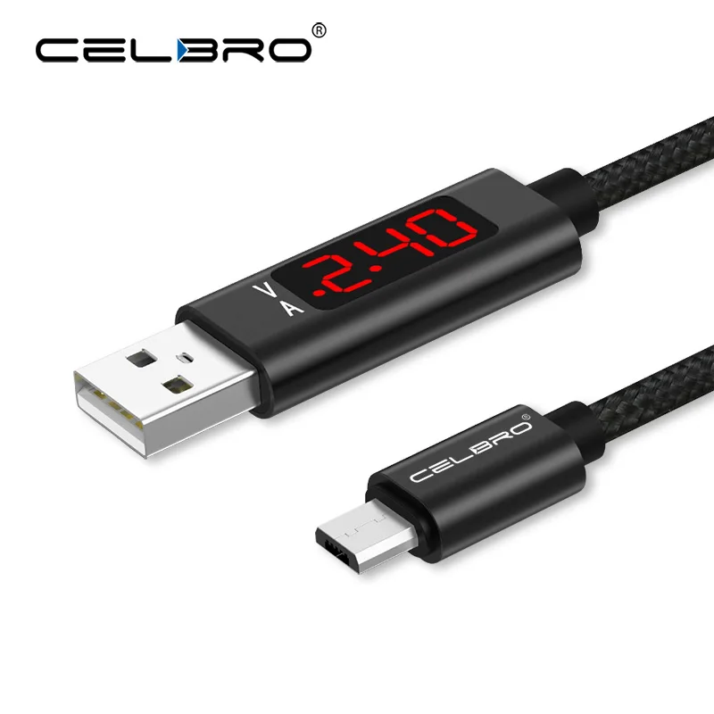 

LED Micro USB Cable Fast Charging Quick Charge 3.0 USB Charger Cable for Xiaomi Redmi Note 5 4 Pro Note5 6 Pro 6A 5A 5 Plus S2