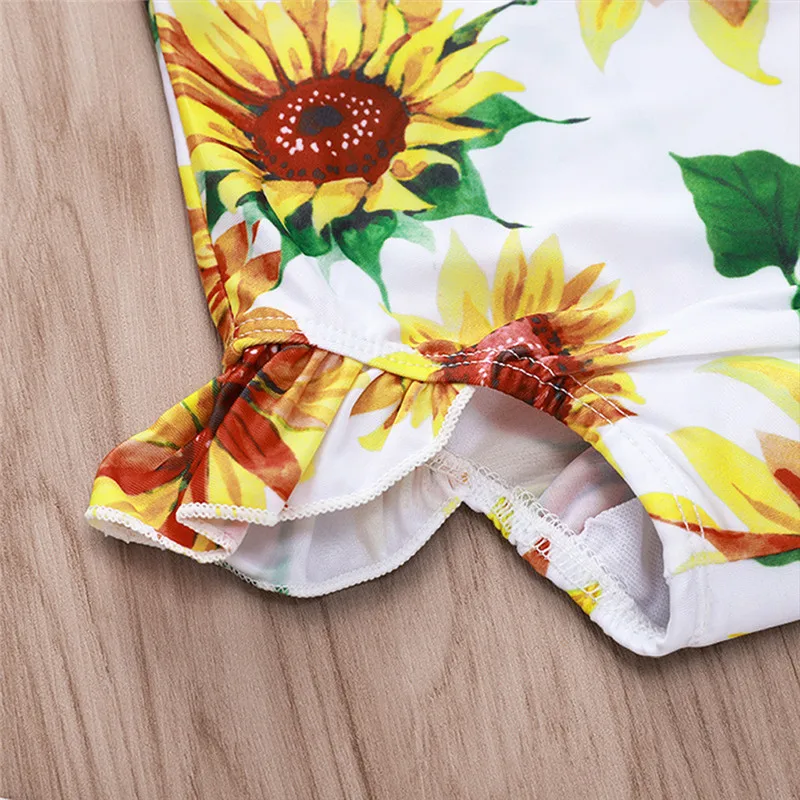 Girls suit summer 2019 new Kids Baby Girls Floral Print Ruffled Bikini Beach Swimsuits Bathing Clothes  (9)