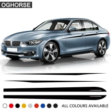 Door Side Stripe Skirt Sticker Waist Line Body Decal M Performance for BMW 3 Series F30 F31 320i 328i 330i 335i 318d 320d 330d