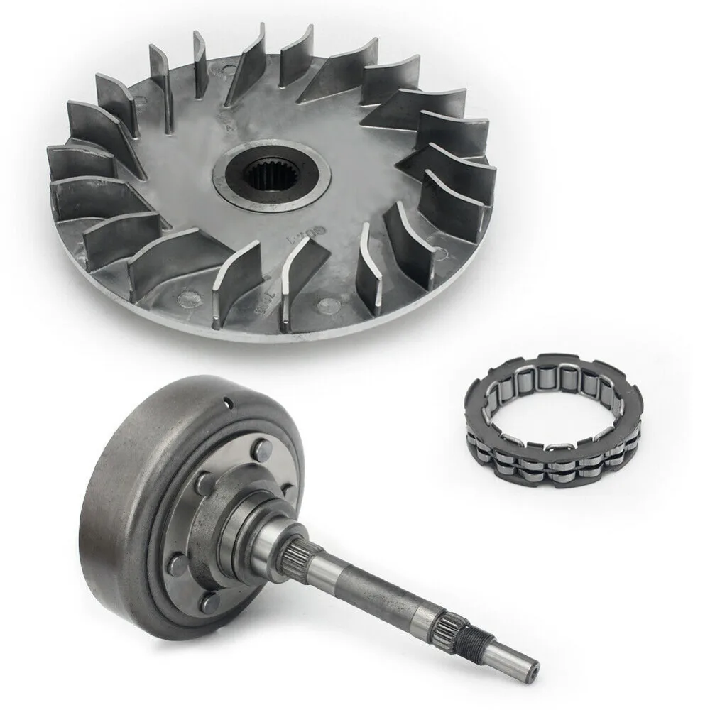 HISUN ATV UTV 500 700 Wet Clutch Housing Drum & Primary Sheave & One Way Bearing