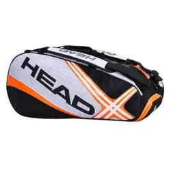 Голова ракетка сумка для бадминтона Сквош ракетка теннисная сумка может держать 3-6 ракетки рюкзак спортивная тренировочная сумка для