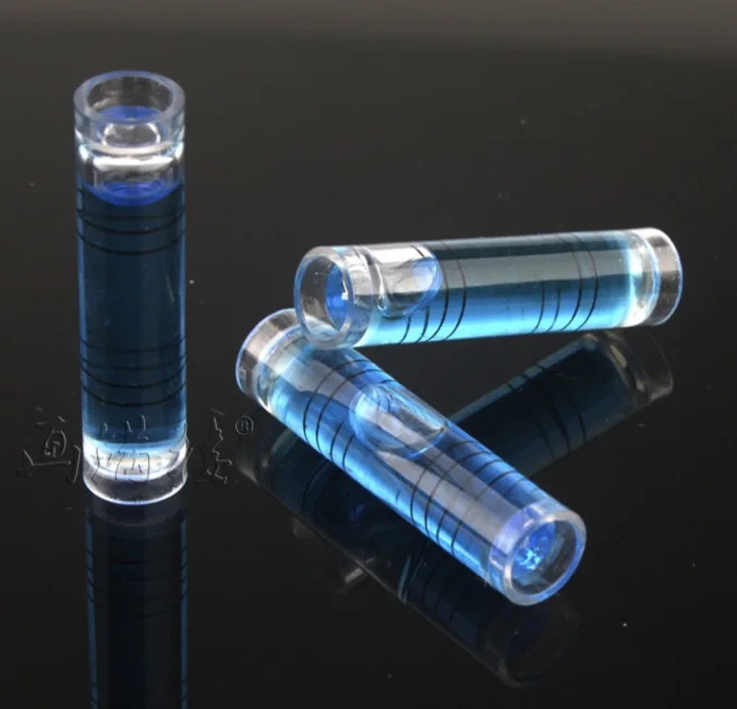 

20pcs 9.5*40 Cylindrical blue level instrument Level ruler balancer