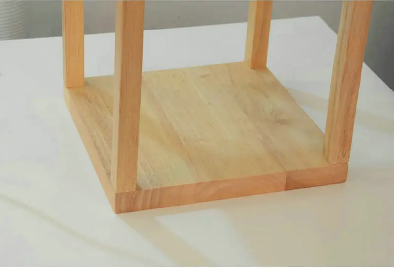 Decorativa de Madeira Luminária de Chão do Sotão Candeeiro de pé com Prateleira de Armazenamento de Mesa para Quartos Sala de Estar Modern Preto Branco Casa Led 13 Luminárias de pé