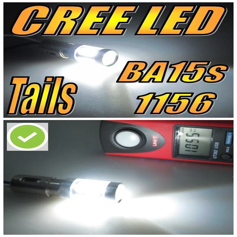 In Vendita!!!4 Fiale 16 Led Cree Chip Ledc80W Ba15S P21W R10W Blanche Canbus Odb Feux Jour Dirurne