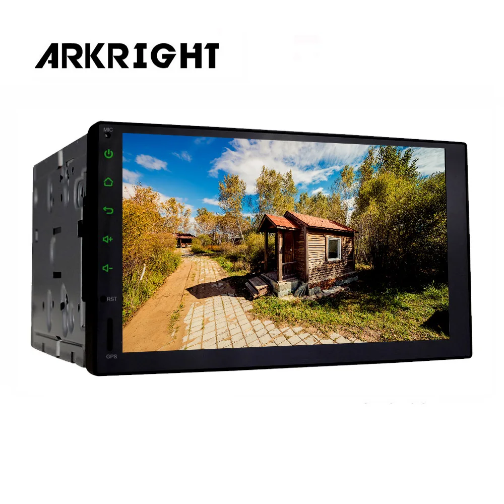 Sale ARKRIGHT 7" 2Din 4+64GB Android Car Recorder/Car Radio Android 8.1 Octa Core Universal Head Unit HD GPS Support DSP 3