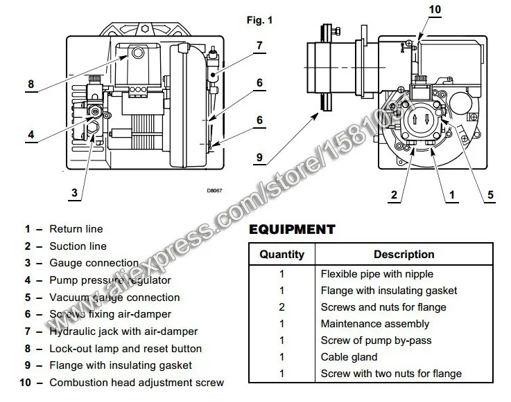Us 475 0 Riello G20 Light Oil Burner Riello 40 G20 Burner New G20 Oil Diesel Burner Burner Burner Rielloburner Oil Aliexpress