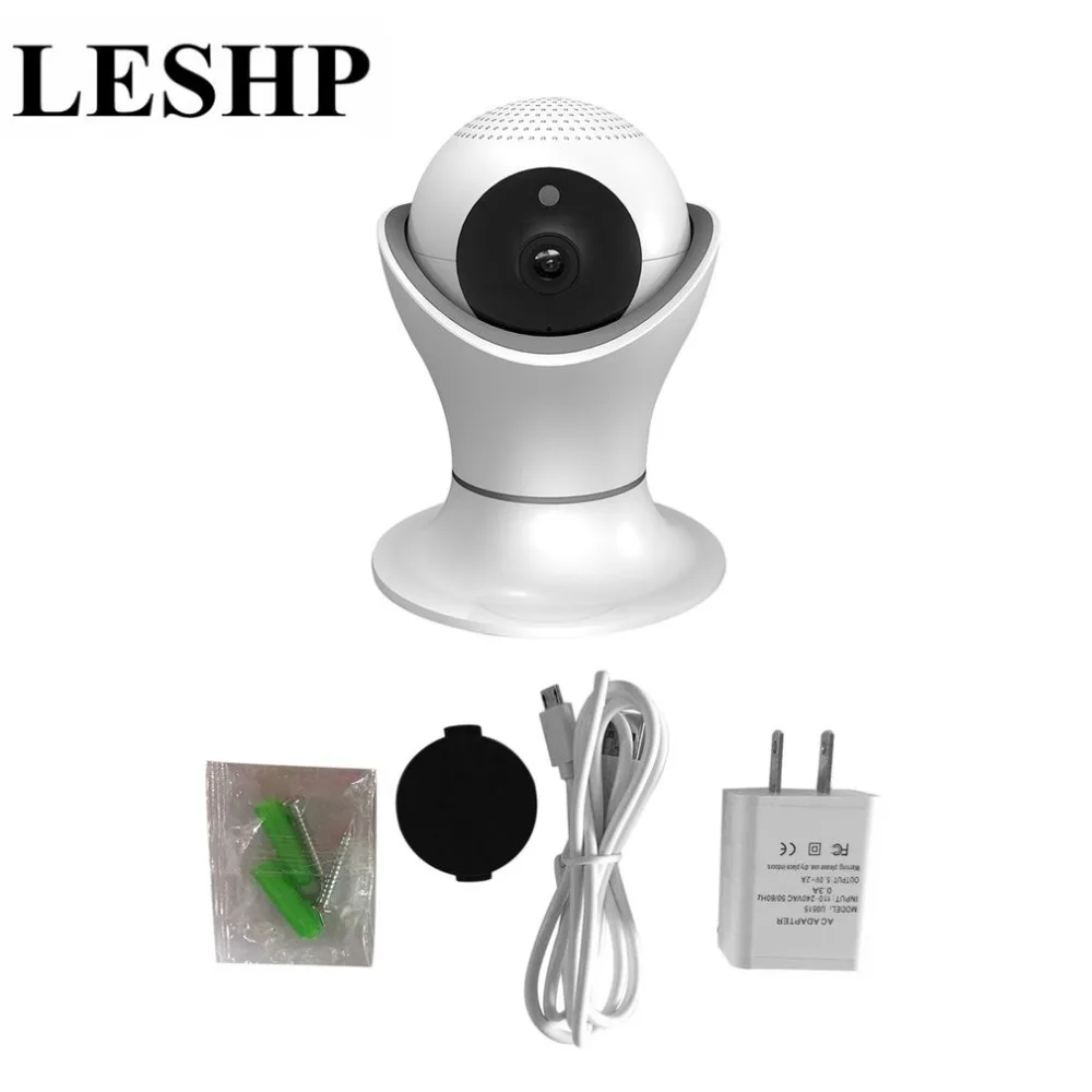

LESHP IP Camera Wireless Security Monitor Digital Camera 2 Million Pixel HD Cup Shape 360VR Panoramic Shake Head Machine
