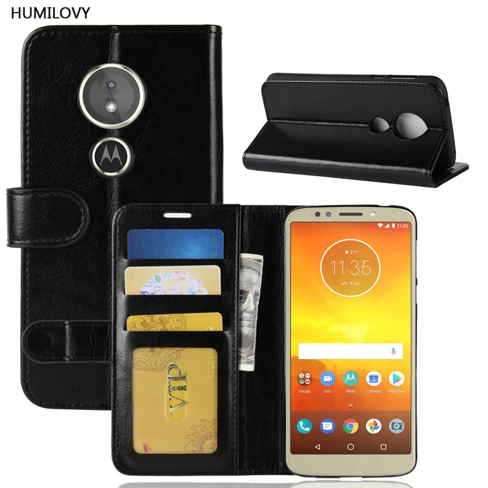 Чехол для Motorola Moto G6 Play чехол Роскошный кожаный бумажник телефона Lenovo XT1922 |