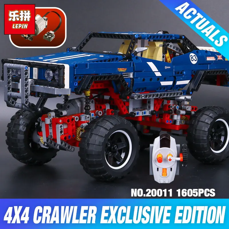 

lepin 20011 technic 41999 Car remote control electric off-road vehicles Model building block Bricks Kits DIY Children toys Gifts
