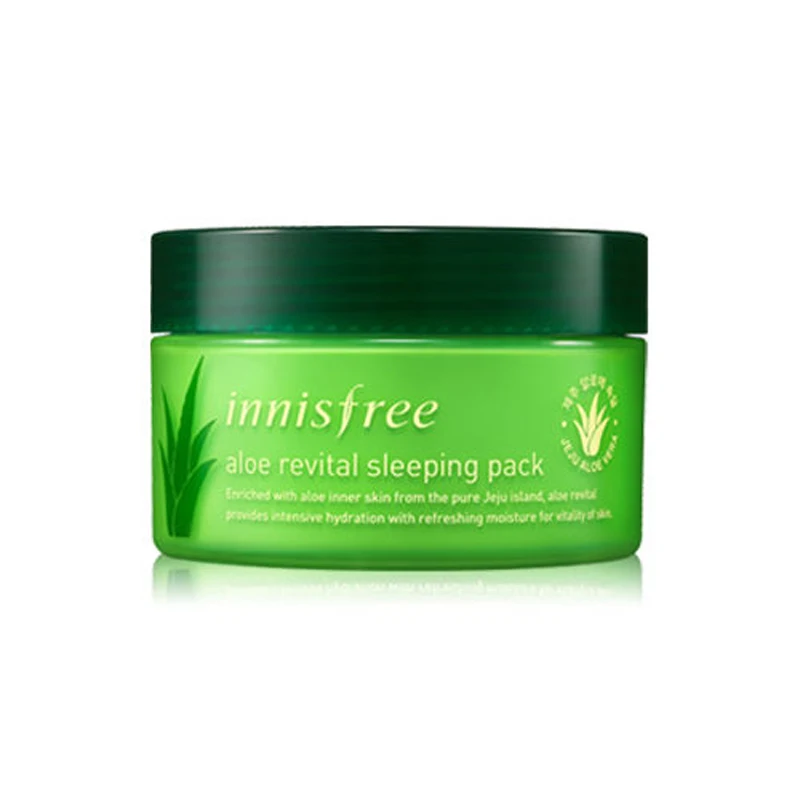 

Korean Cosmetics Aloe Revital Sleeping Pack 100ml Aloe Vera Face Mask Acne Treatment Moisturizing Whitening Facial Mask