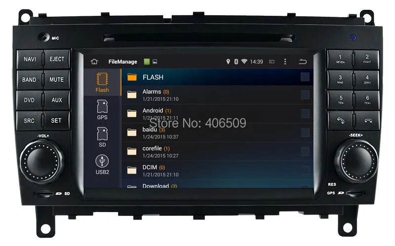 Sale Android 8.0 In Dash Car DVD Player for Mercedes Benz CLK W209 CLS W219 with GPS Navigation Radio BT SD WIFI Stereo 4Core 4G+32G 3