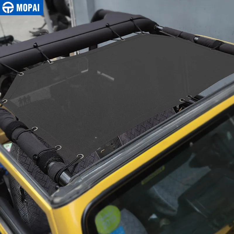 Автомобильный солнцезащитный козырек MOPAI для Jeep Wrangler 1997 2006 с защитой от УФ