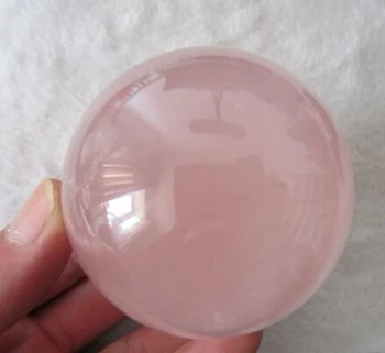

NATURAL PRETTY Pink ROSE QUARTZ CRYSTAL SPHERE BALL HEALING