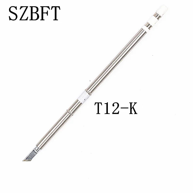 Наконечники для пайки SZBFT T12 наконечники паяльника HAKKO KF KR KU BC2 ILS JL02 D24 I|tip t12|solder tip