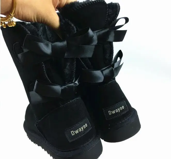 

2018 australie winter shoes women boots ankle bota leather women australia mini boot fur warm snow boots 34-44 now box