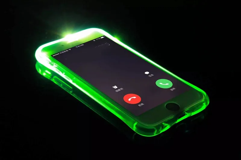 Задняя крышка Capa для apple iphone X XS XR XS max 5 5S SE 6 6S 7 8 plus 11 Coque Мягкий ТПУ Красочный Светодиодный светильник-Вспышка чехол для телефона