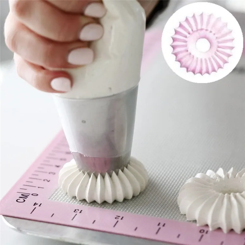 

Ring Cookies Mold Piping Nozzles Russian Nozzles Icing Piping Nozzles Set Cake Decorating Pastry Tip