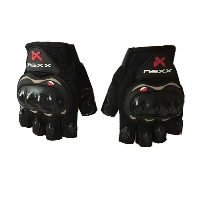 

Summer motorcycle gloves Half finger moto gloves Retro Motocross racing gloves Black color Cycling glove M/L/XL