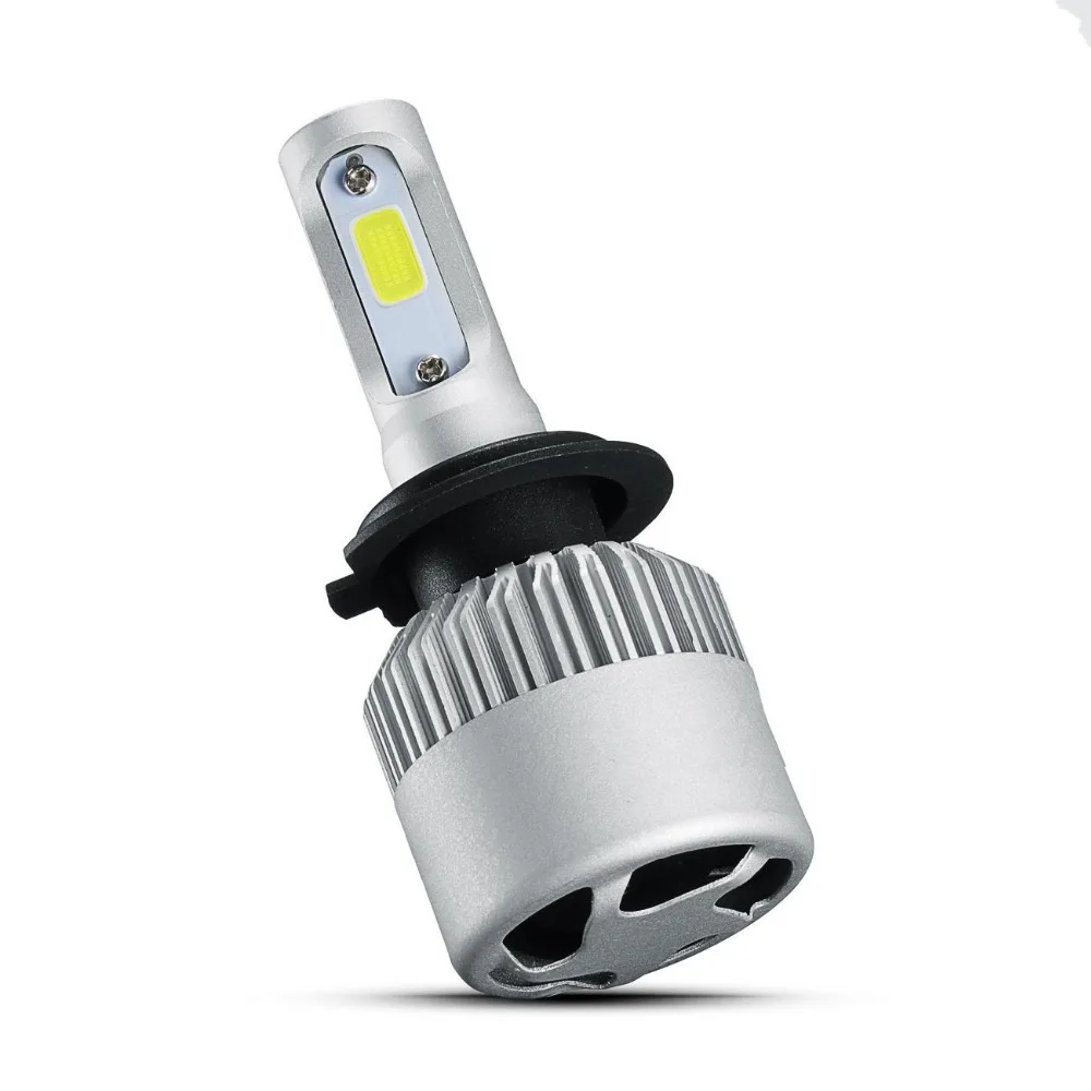 Oslamp H7 светодиодный фары лампы COB 72 Вт 8000lm 12 v 24 v авто фары автомобиля лампочки светодиодный фары для PEUGEOT 206 206CC 408 307