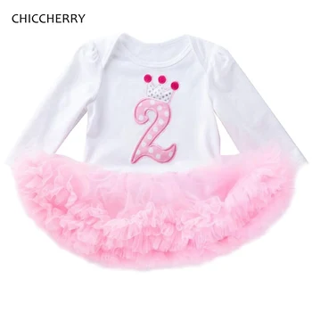 

2nd Birthday Dress Romper Baby Girl Clothes Toddler Birthday Tutu Outfits for Girls Anniversaire Fille Vestido De Festa Infantil