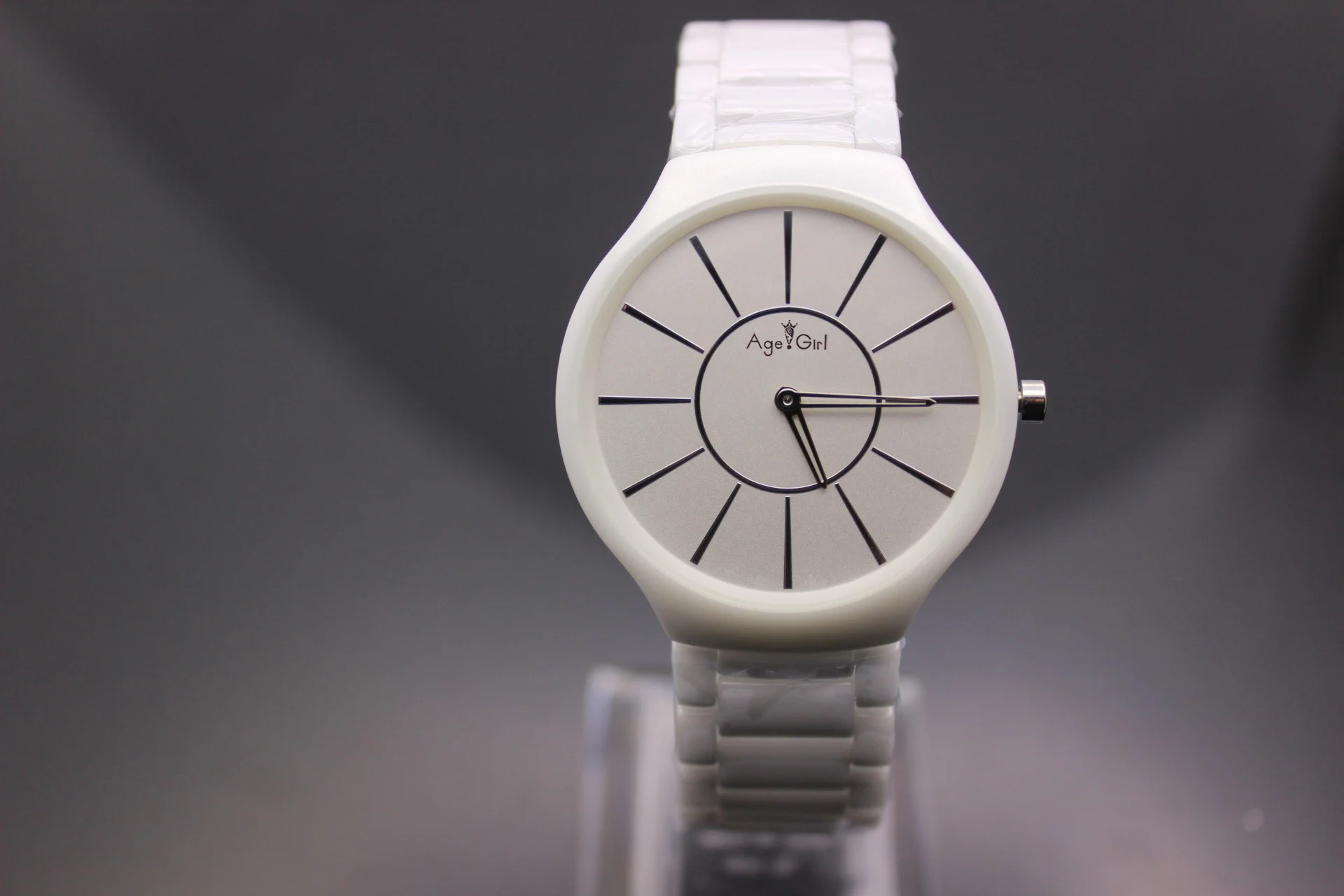 

Black White Ultra Thin Quartz Watches Mens Ceramic For Women Famous Brand lovers Watch Elegant business vogue fashion style