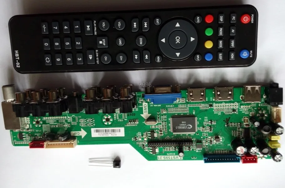 Universal LCD TV Controller Driver Board HD TV V59 dual