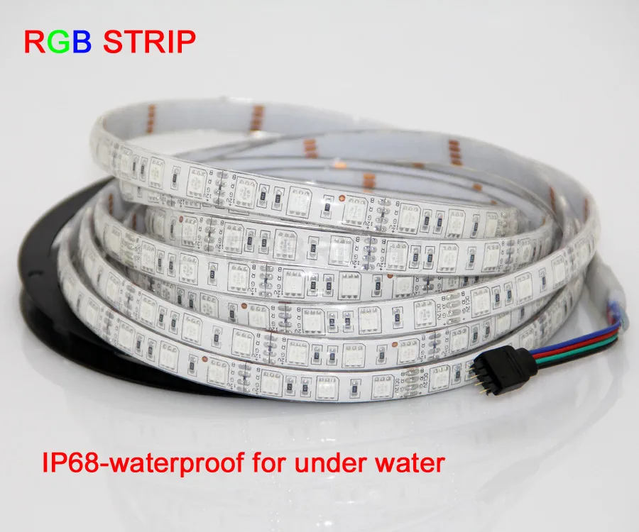 Светодиодная лента SMD5050 RGB водонепроницаемая 100 м 20 рулонов IP68 12 В постоянного