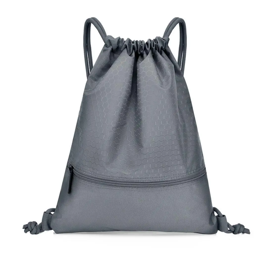 

Fashion Unisex Solid Drawstring Closure Sports Bag Polyester Sport, Casual Backpack