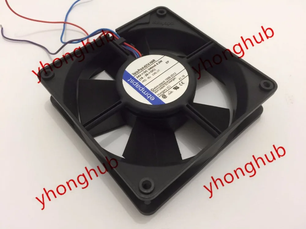ebmpapst 4314HAR Server Square Fan DC 24V 8.2W 120x120x32mm Axial Fan