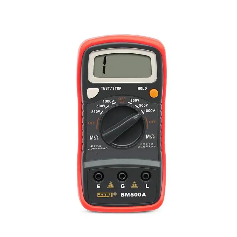 

Handheld BM500A direct deal 1000V 1999 counts Digital Insulation Resistance Tester Meter Megohmmeter Megger 0~2000M ohm