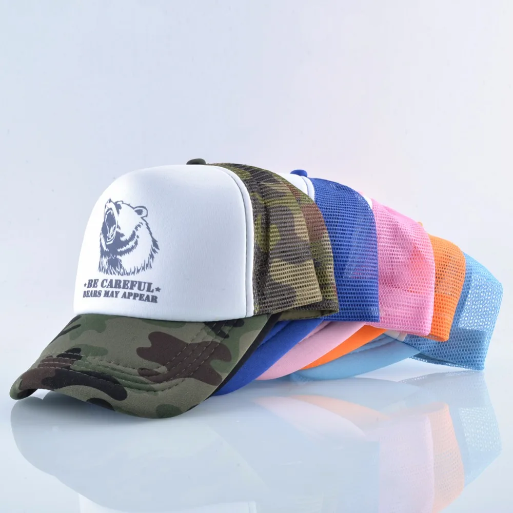 Snapback Hat For Men Summer Breathable Mesh Baseball Cap Women Outdoor Camouflage Bone Casquette Trucker Gorras