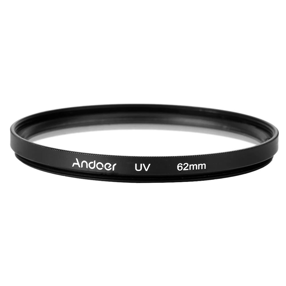 

Andoer 62mm UV Ultra-Violet Filter Lens Protector for Canon Nikon DSLR Camera