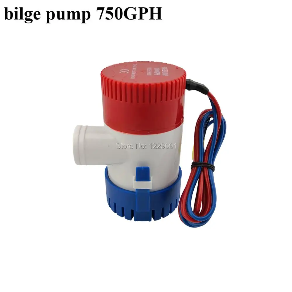 24V 12V Bilge pump 750GPH New electric water pump for boats accessories