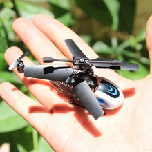 Наиболее Мини 3.5CH Двойные Лезвия Вертолет Карманные Drone С Гироскопом