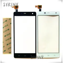 SYRINX + 3 M Autocollants 5.0 “Écran Tactile Digitizer Pour THL 5000 THL5000 Tactile Panneau Avant En Verre Capteur Écran Tactile remplacement