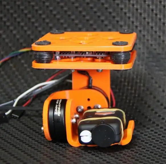 

3D Printed 2 Axis Brushless Camera Mount Gimbal Kit for Mobius 808#16