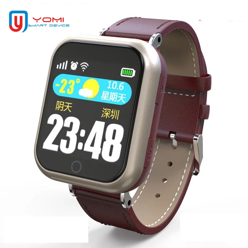 

Smart GPS Watch Blood Pressure Heart Rate Monitor Smart Reminder Wearable GPS Tracker Device for Adult Parents Smartwatch