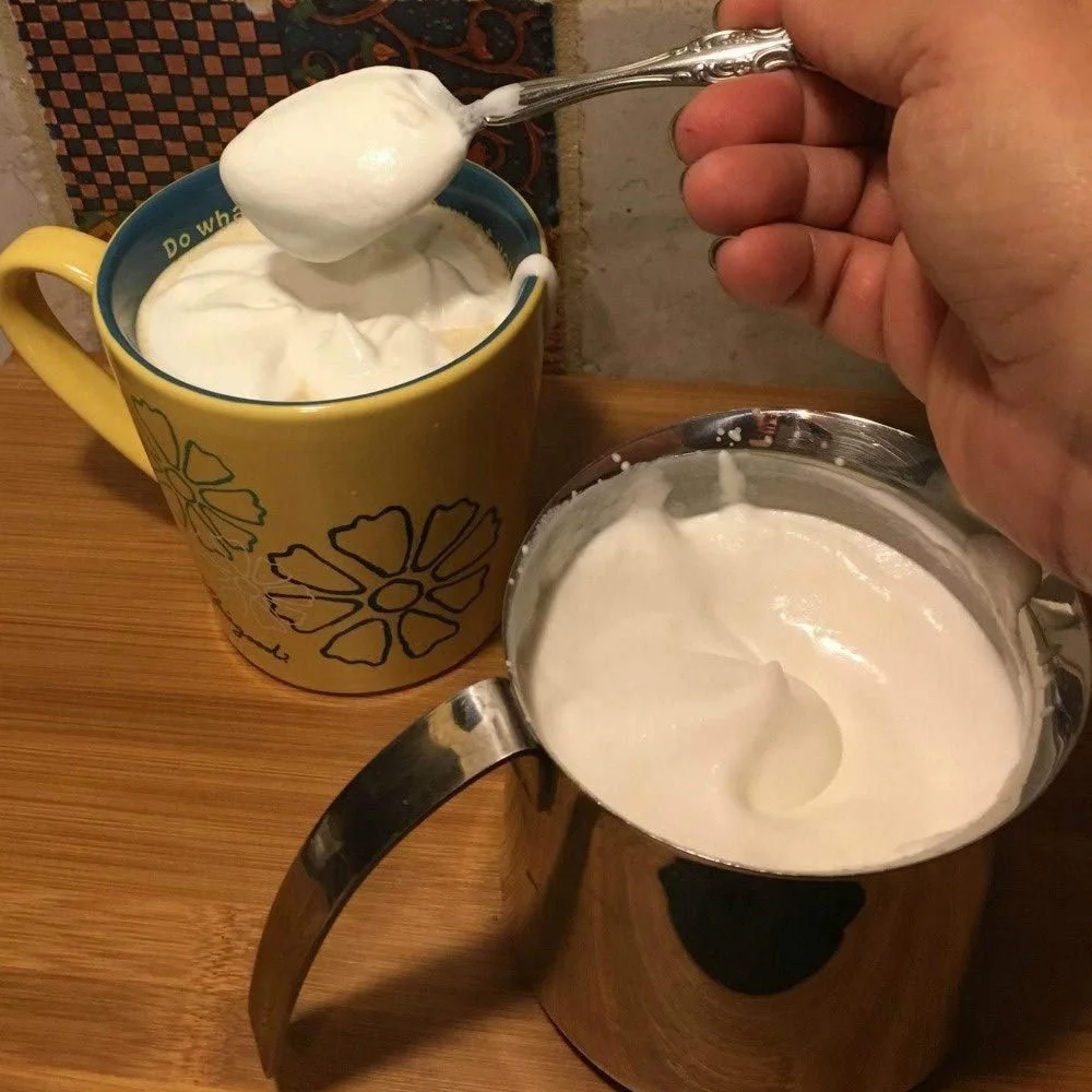 Молочный пенообразователь электрический портативный мощный пеновзбиватель для молока для латте/капучино кофе шоколад, Прочный из