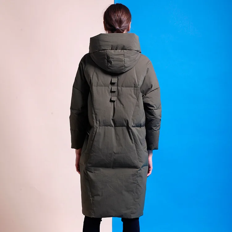 Зимняя новинка, модный бренд, 95% белый утиный пух, куртка женская, хит, цвет серебристый, внутри, с капюшоном, толстое теплое пуховое пальто, wq617