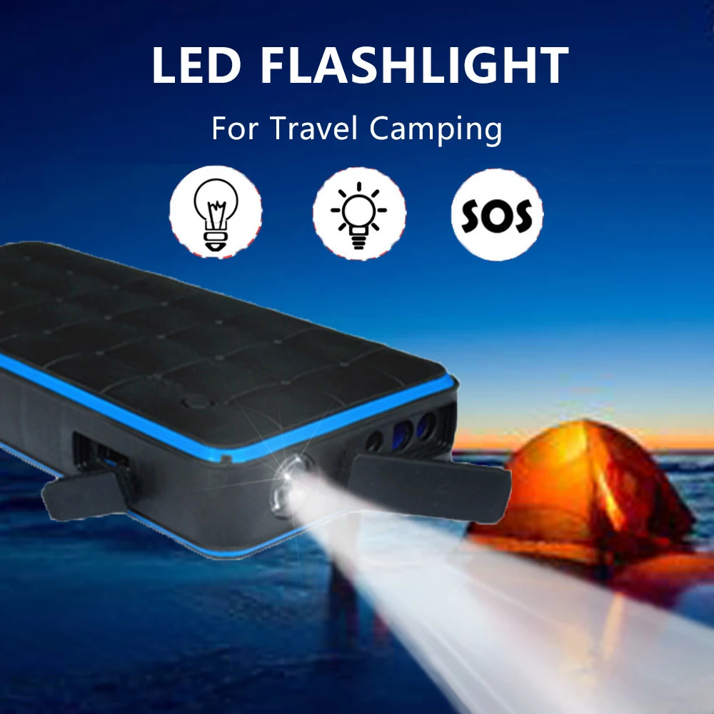 High IP65 Waterproof 1000A 12V Car Jump Starter Portable Power Bank Petrol 8.0L Diesel 6.0L Car Battery Booster Starting Device