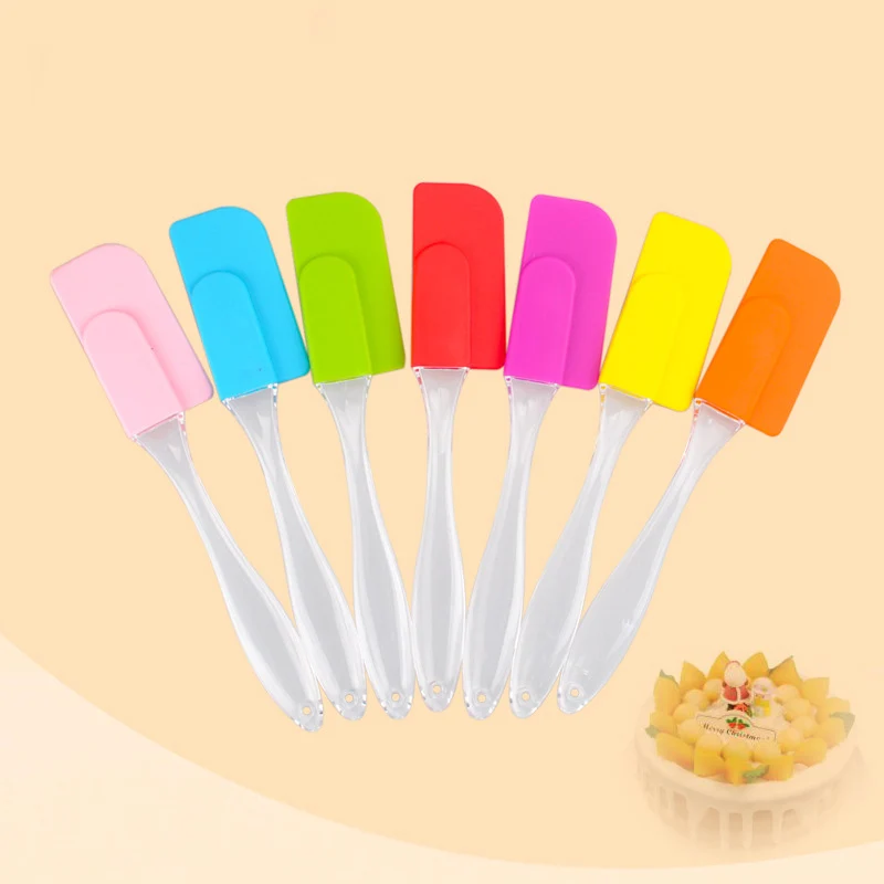 

1pcs Silicone Cream Butter Cake Spatula Mixing Batter Scraper Brush Mixer Cake Brushes Baking Tool Kitchen 1601