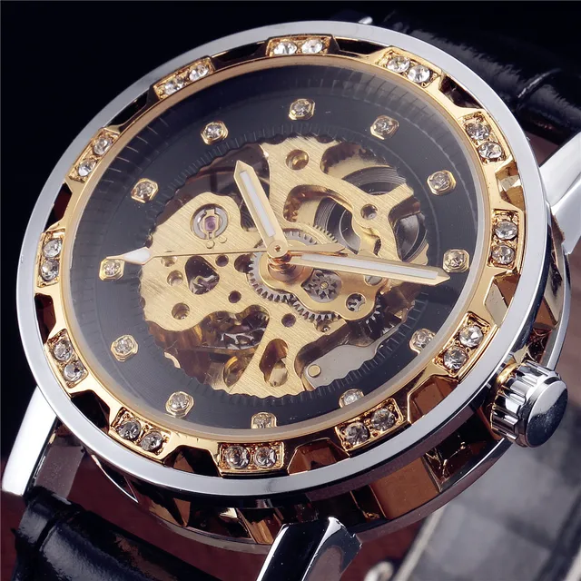 Luxury Winner Fashion Casual Retro Vintage Stainless Steel Men