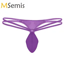 Купальный костюм, мужское белье, Гей Нижнее белье, стринги, бикини, трусы, двойная Талия, ремни, выпуклое пук, мини покрытие, сексуальные стринги, трусики